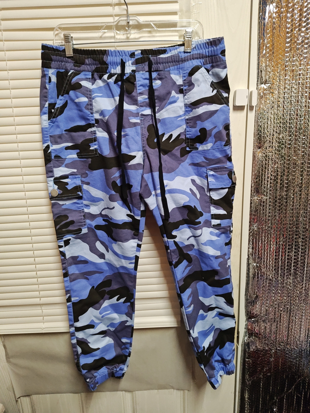VIP Blue Camo Cargo Jogger Pants